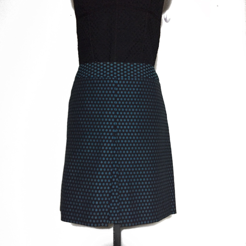 Loft Petites Blue & Black Skirt 8P